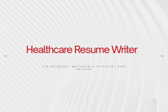 write a professional ats resume for  medical professionals