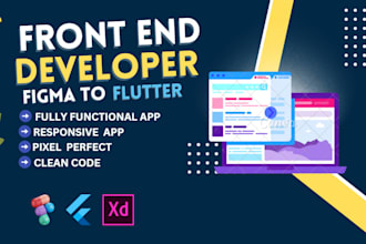 build professional flutter UI and backend