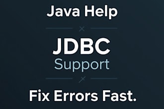 create simple java programs and jdbc database projects