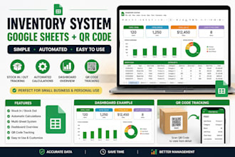 build automated inventory system in google sheets