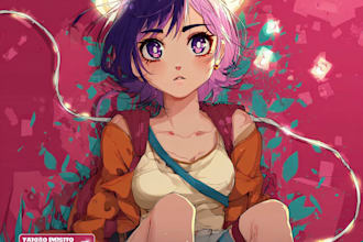 draw custom anime characters for your wish