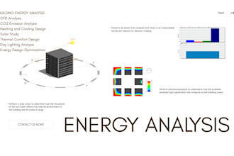 do building energy analysis, heating cooling design in designbuilder energy plus