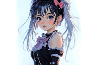 bring your character to life in anime style art