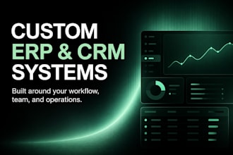 build a custom erp CRM system for your business