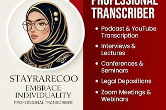 transcribe audio video interviews podcast transcripts