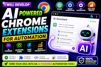 develop ai powered chrome extensions for automation