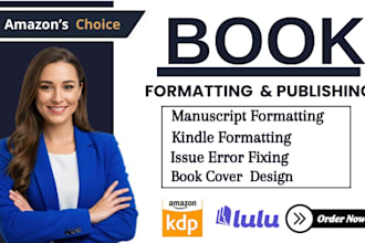 do kdp formatting book for fiction novel crime thriller gothic horror formatting