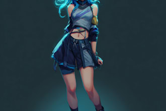 paint awesome anime art