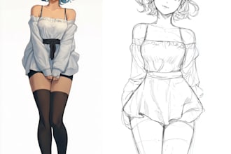 draw anime art for you