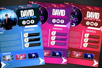 design artist press kit, music epk, dj press kit, speaker sheet, wesbite, logo