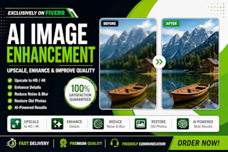 upscale, enhance, and improve image quality using ai