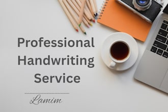 provide professional handwriting services