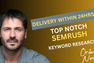 seo keyword research and competitor analysis using semrush
