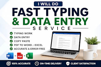 do typing and data entry services