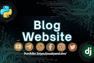 build a blog website with responsiveness