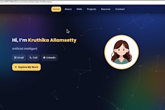create a responsive portfolio website
