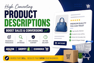 write product descriptions that boost sales and conversions