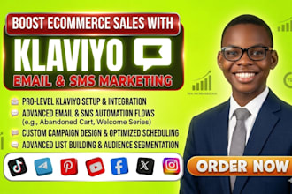 be your klaviyo email marketing expert for shopify sales growth