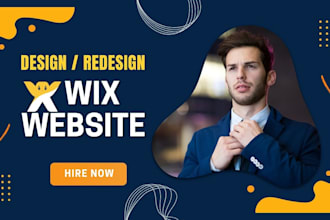 wix website design or redesign wix website or wix website redesign online store