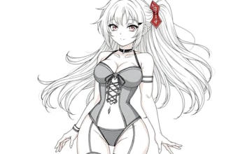 draw custom anime dakimakura art and body pillow for your oc, anime character