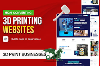 design and develop 3d printing website that gets more orders