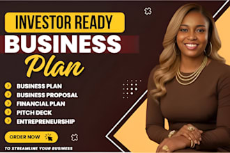 write investor ready business plan for funding and loans