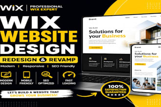 wix design redesign wix website redesign revamp website redesign professionally