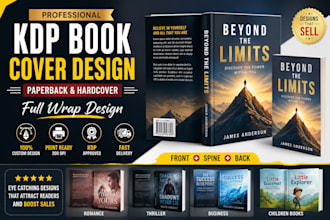 design professional KDP paperback and hardcover book cover