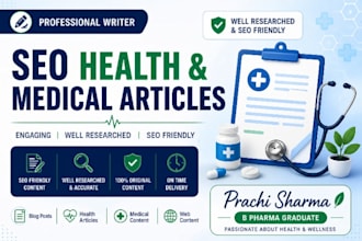 write SEO friendly blogs, articles and website content