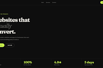 build you a website or app that will be sufficient for your needs