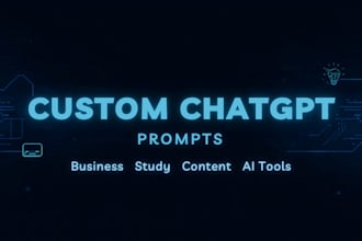 create chatgpt prompts for business, study, and content creation