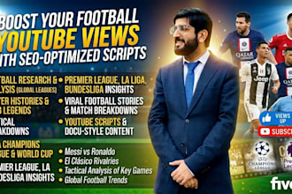 write viral youtube football scripts