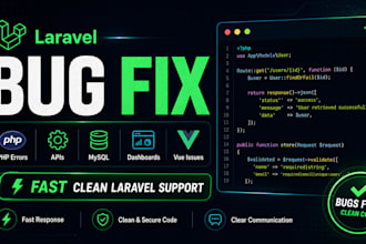 fix laravel bugs and PHP errors fast