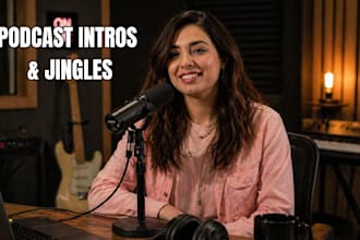 produce commercial jingle and theme song radio jingle podcast intro outro brands
