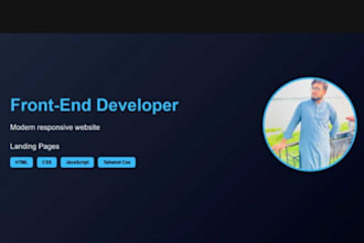 design and develop a modern responsive website using HTML CSS
