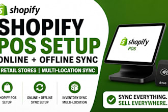 setup shopify pos, inventory sync, omnichannel store, retail and multi location