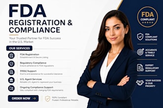 fda registration and compliances fda us agent fda product listing label review