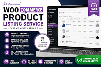 add products to woocommerce wordpress store professionally