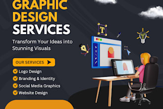 do professional graphic design logo and social media banners