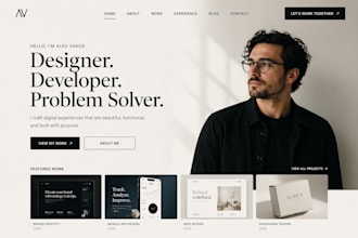 design squarespace portfolio website personal portfolio showcase website