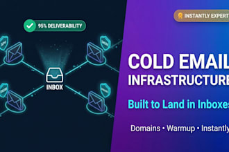 set up your instantly cold email infrastructure for high deliverability