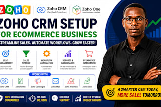 setup zoho crm to automate your ecommerce sales and track customer interactions