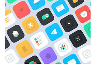 design minimalist app logo design with app icon