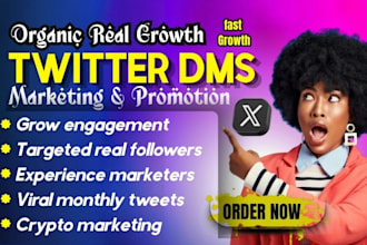 grow organic x followers with twitter marketing and promotion with engagement