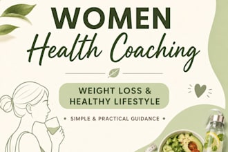 coach women for healthy lifestyle, weight management and daily habits