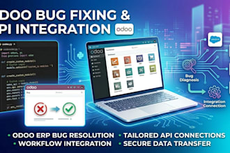 fix odoo bugs and integrate third party apis
