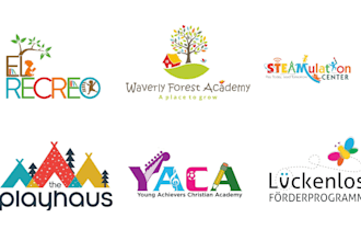 design preschool,mother care,childcare ,daycare , care logo for your business