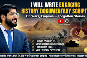 write engaging history documentary scripts
