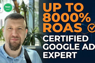 be your google ads PPC specialist and marketing consultant