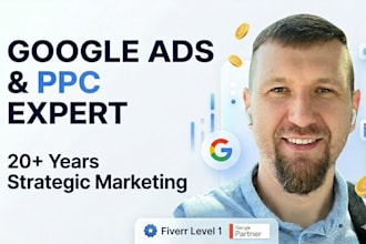 be your google ads PPC specialist and marketing consultant